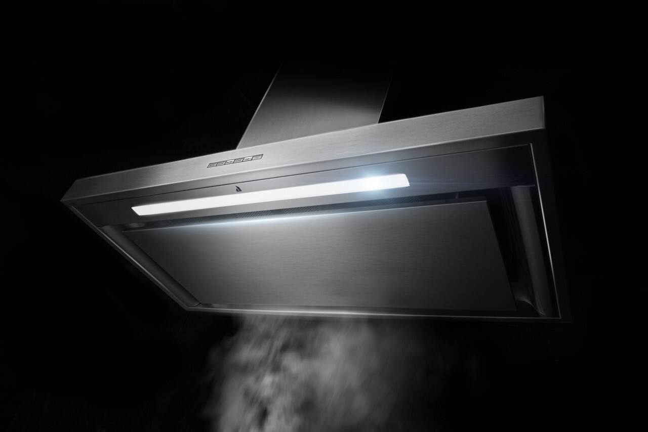 Alt View 12. JennAir - 36" Externally Vented Range Hood - Stainless steel.