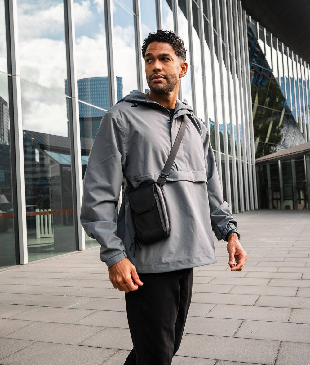 Alt View 9. ALPAKA - Modular Sling V2 MIini Sling Bag for Phone, Magnetic Quick Access, EDC Crossbody Bag with Adjustable Strap - Black X-Pac VX21.