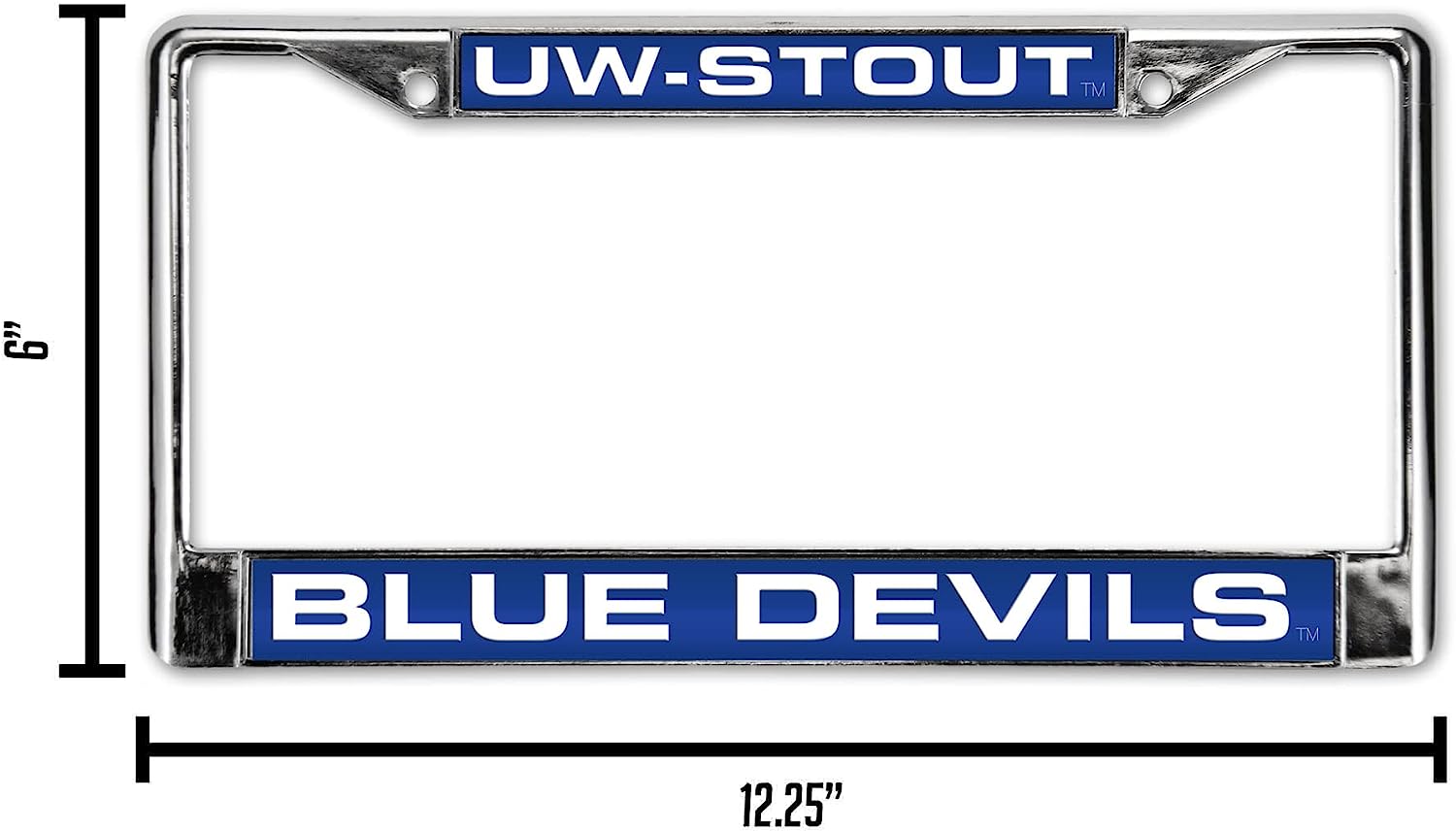 UW-STOUT  
BLUE DEVILS  

6" x 12.25"