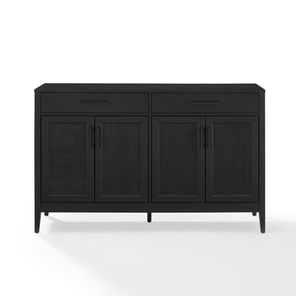 Left. Crosley Furniture - Milo Sideboard - Black.