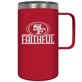 Great American Products - San Francisco 49ers Faithful 18oz. Slogan Hustle Mug - Scarlet