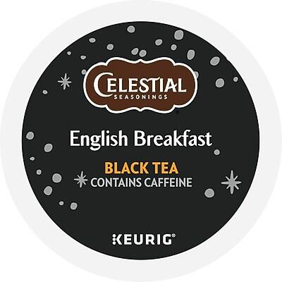 CELESTIAL SEASONINGS  
English Breakfast  
BLACK TEA  
CONTAINS CAFFEINE  
KEURIG