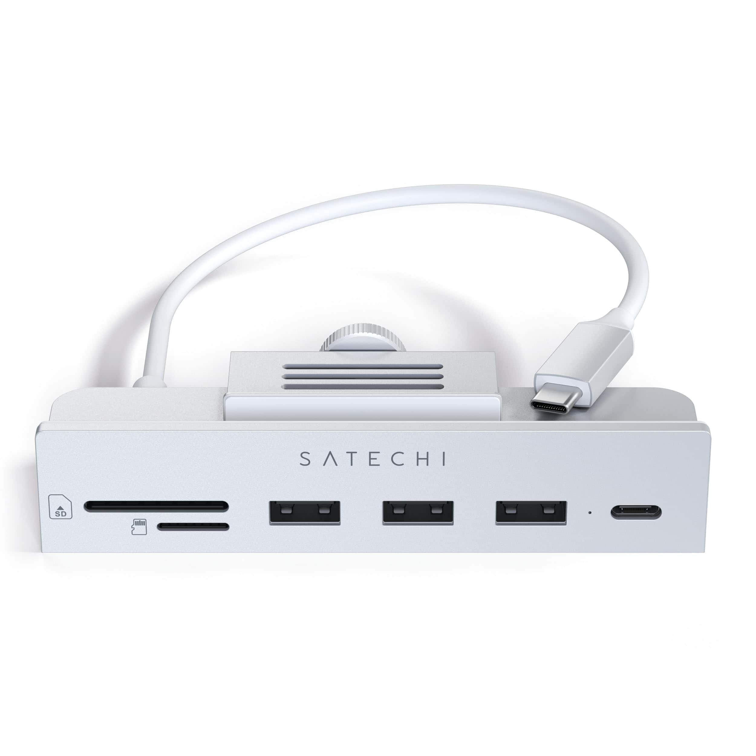 Satechi - USB-C Clamp Hub for 24-inch iMac - Silver