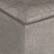 Alt View 12. Simpli Home - Rockwood Cube Storage Ottoman with Tray - Distressed Grey Taupe.