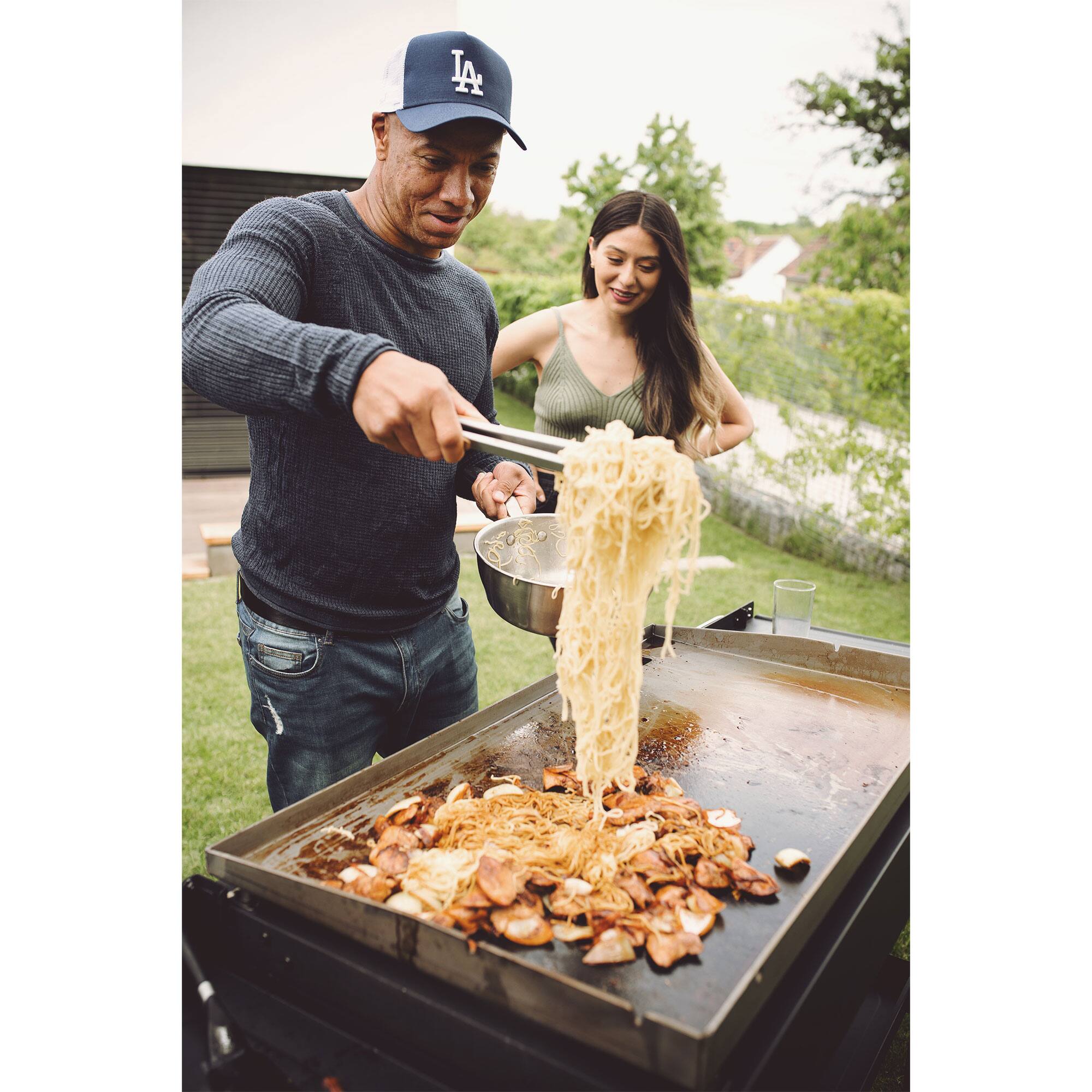 Alt View 3. Razor Griddle - Razor Griddle GGC1643M 37 Inch Outdoor 4 Burner LP Propane Gas Griddle Grill - Black.