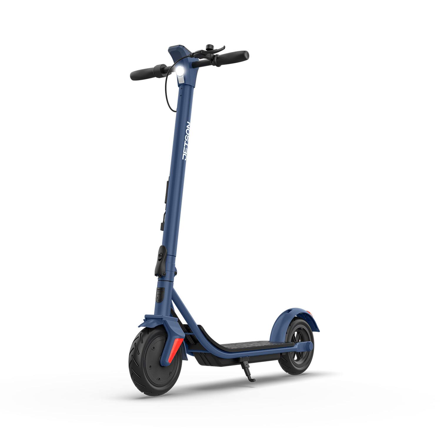 Front. Jetson - Shield Ultra-Lock Electric Scooter - Navy Blue.