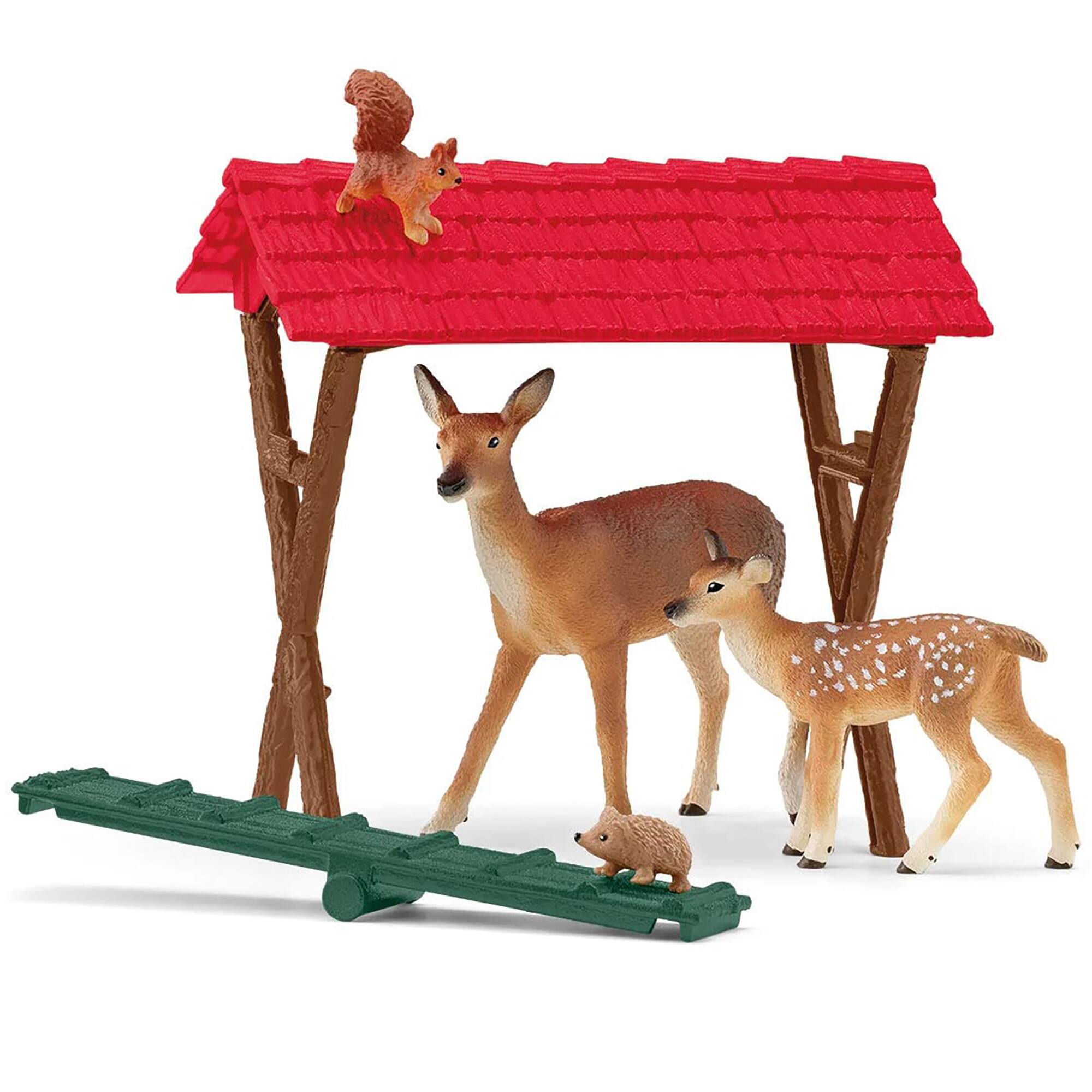 Alt View 1. Schleich - Farm World: Feeding The Forest Animals.