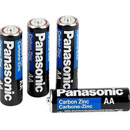 Panasonic - AA Heavy Duty Carbon Zinc Batteries 4-Pack 5642