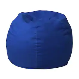 Emma + Oliver - Small Bean Bag Chair for Kids and Teens - Royal Blue