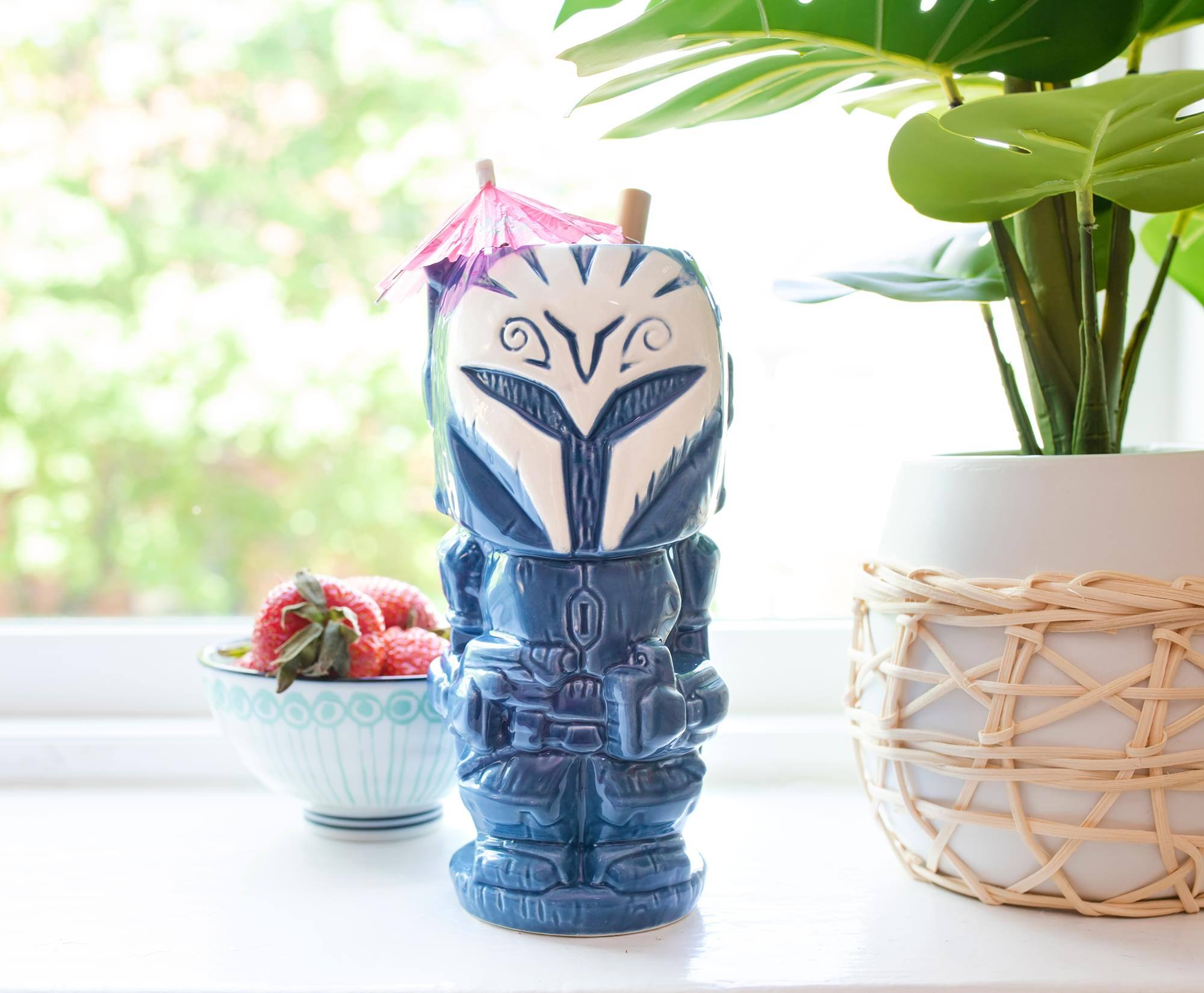 Alt View 10. Star Wars - Geeki Tikis Star Wars: The Mandalorian Bo-Katan Ceramic Mug | Holds 17 Ounces - Blue.