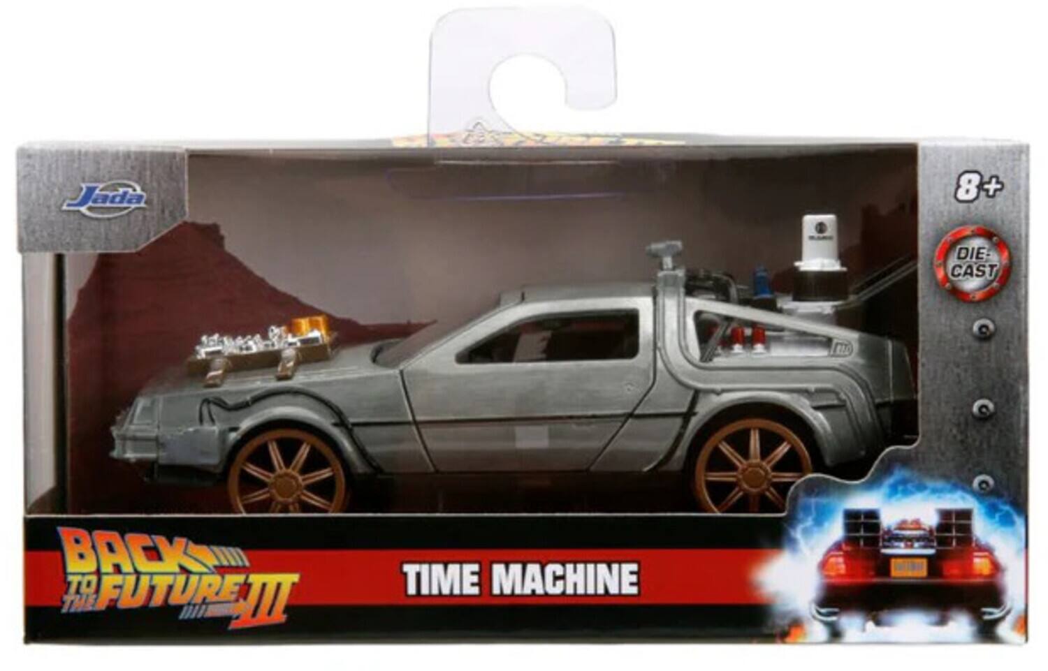Jada 8+ DIE CAST  
BACK TO THE FUTURE III  
TIME MACHINE