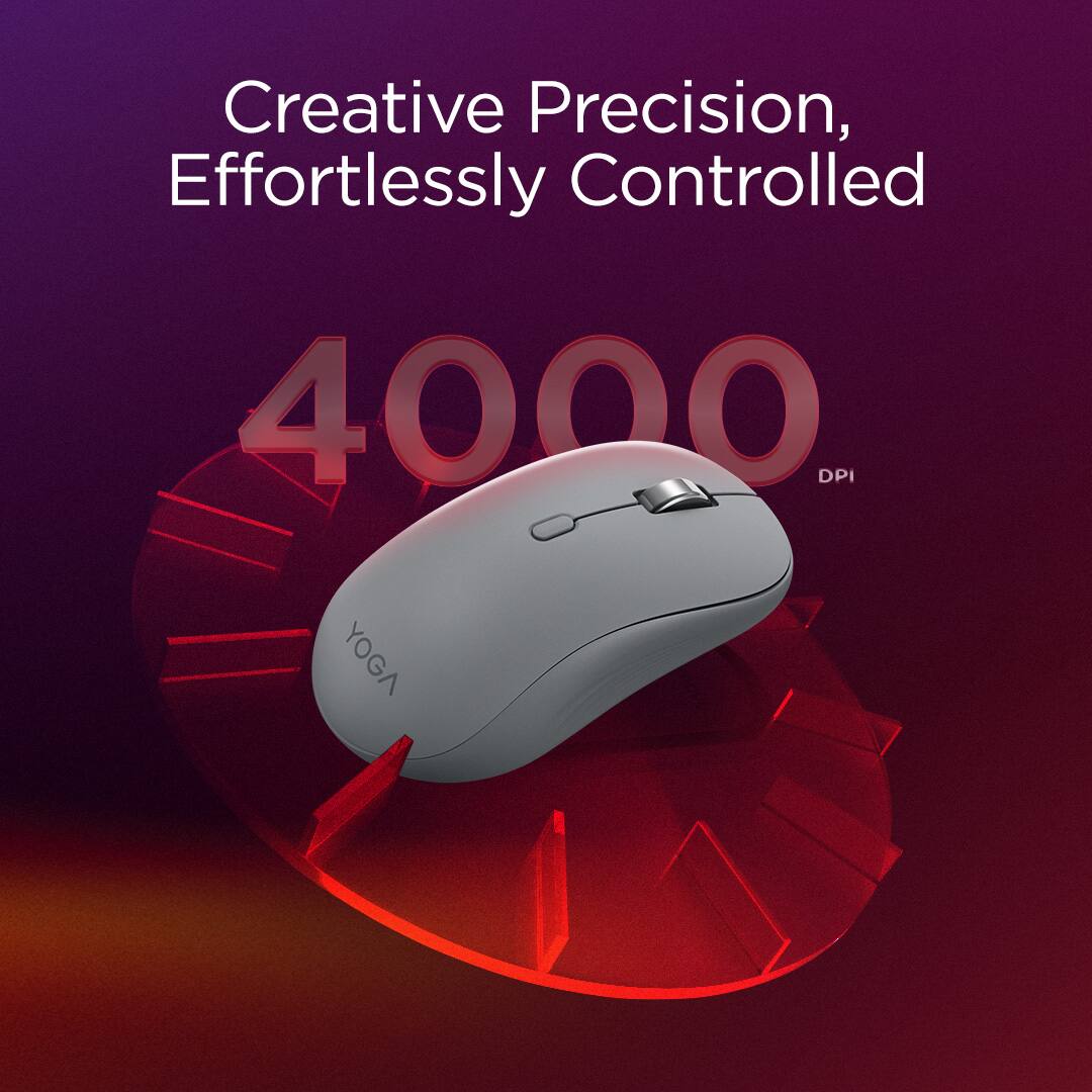 Creative Precision, Effortlessly Controlled  
4000 DPI  
YOGA