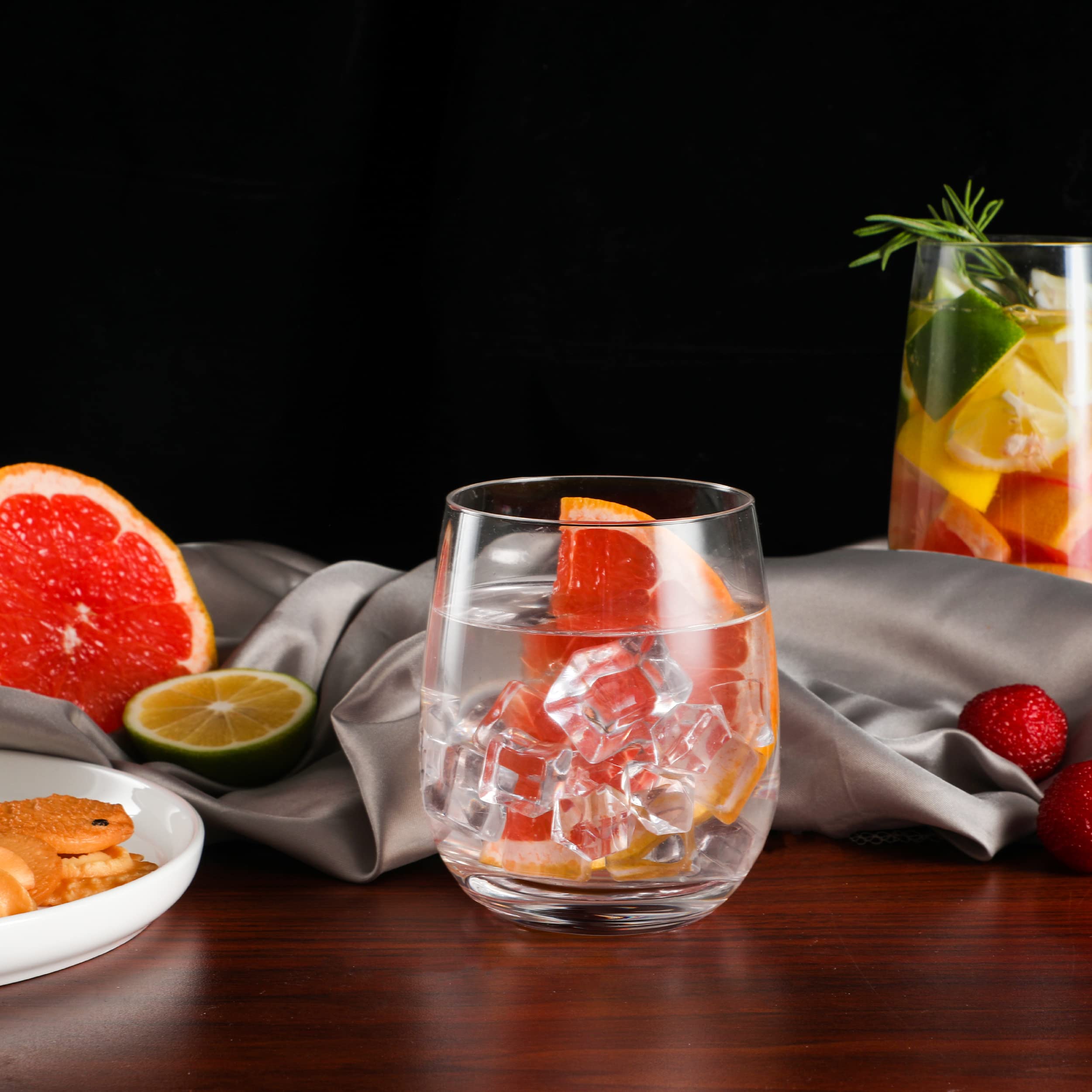 Alt View 1. Table 12 - TABLE 12 14.5-Ounce White Wine Glasses, Set of 6, Lead-Free Crystal, Break Resistant - Clear.