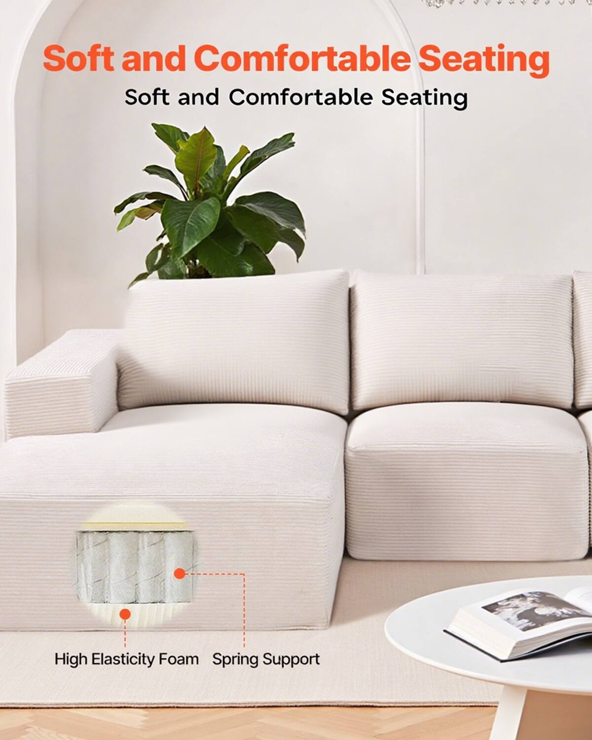 Soft and Comfortable Seating

Soft and Comfortable Seating

High Elasticity Foam Spring Support