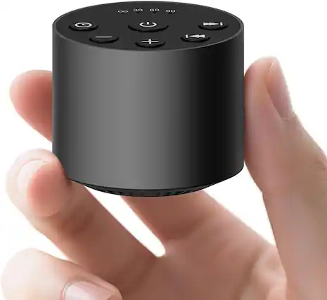 Front. FINEAK - White Noise Portable Sound Machines with 30 Soothing Sounds - Black.