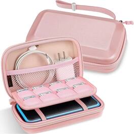 Kitcheniva - Hard Shell Carrying Case For Nintendo 2DS XL And New 3DS XL - Rose Gold