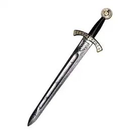 Underwraps - Stamped Sword 24 Inch Foam Adult Costume Accessory - Silver