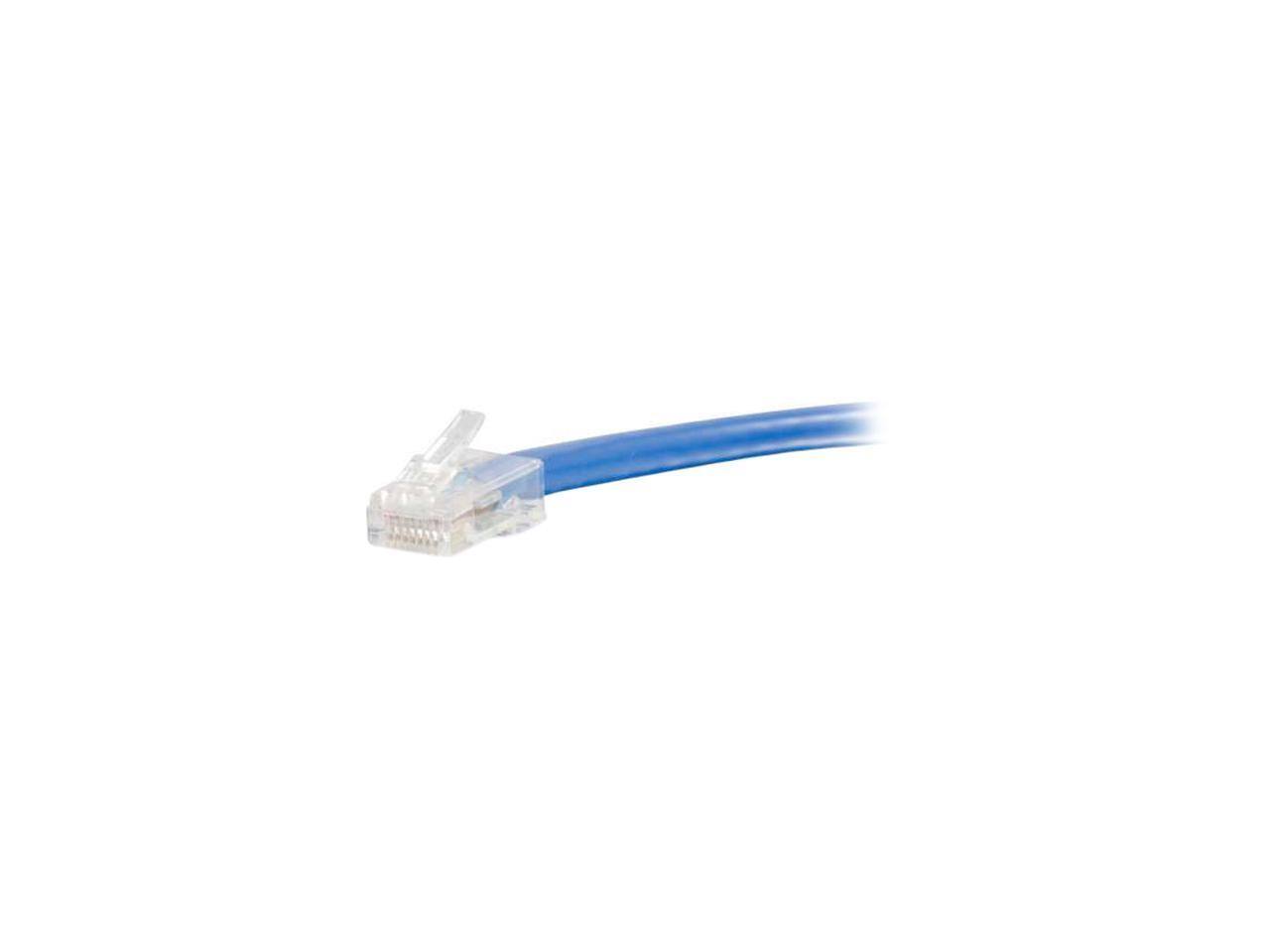 Alt View 1. Cables to Go - C2G 04085 Cat6 Cable - Non-Booted Unshielded Ethernet Network Patch Cable, Blue (1 Foot, 0.30 Meters).