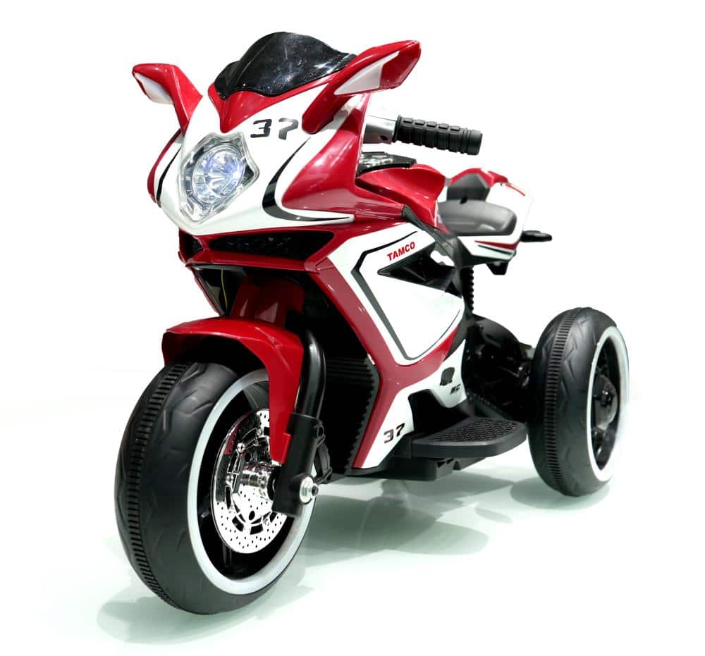 BreeBe - Plastic 6V Kids Electric motorcycle/ Kids toys motorcycle/Kids electric car/electric ride on motorcycle - Red