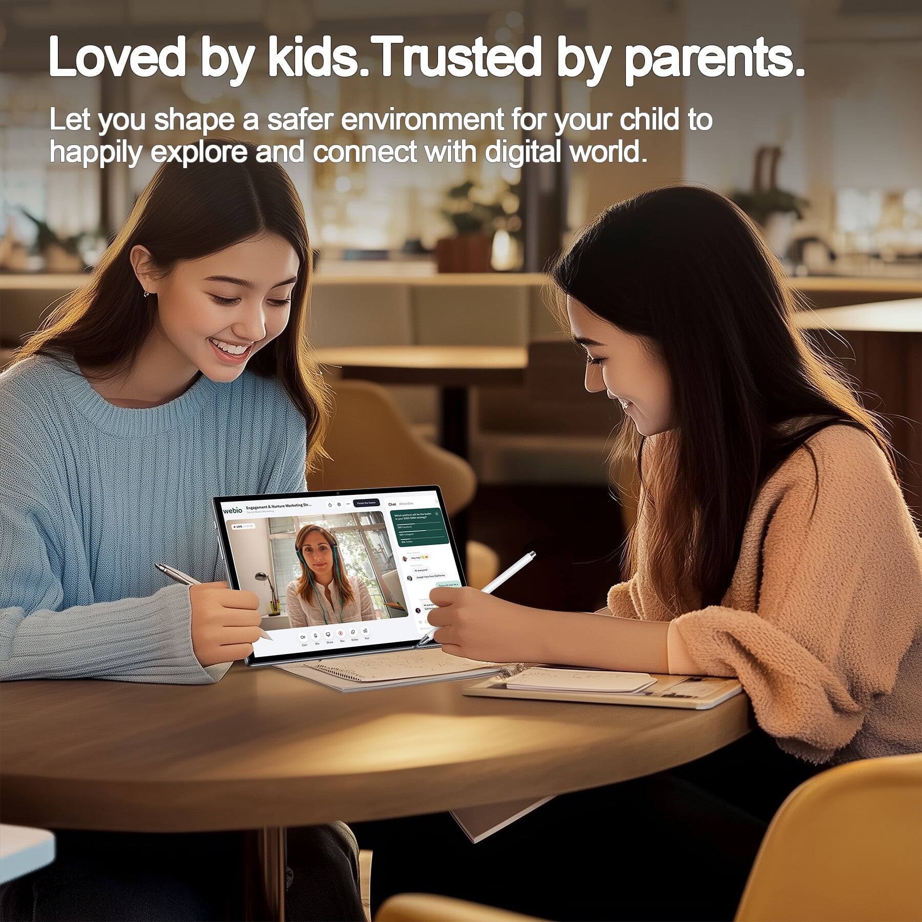 Loved by kids. Trusted by parents.  
Let you shape a safer environment for your child to happily explore and connect with digital world.