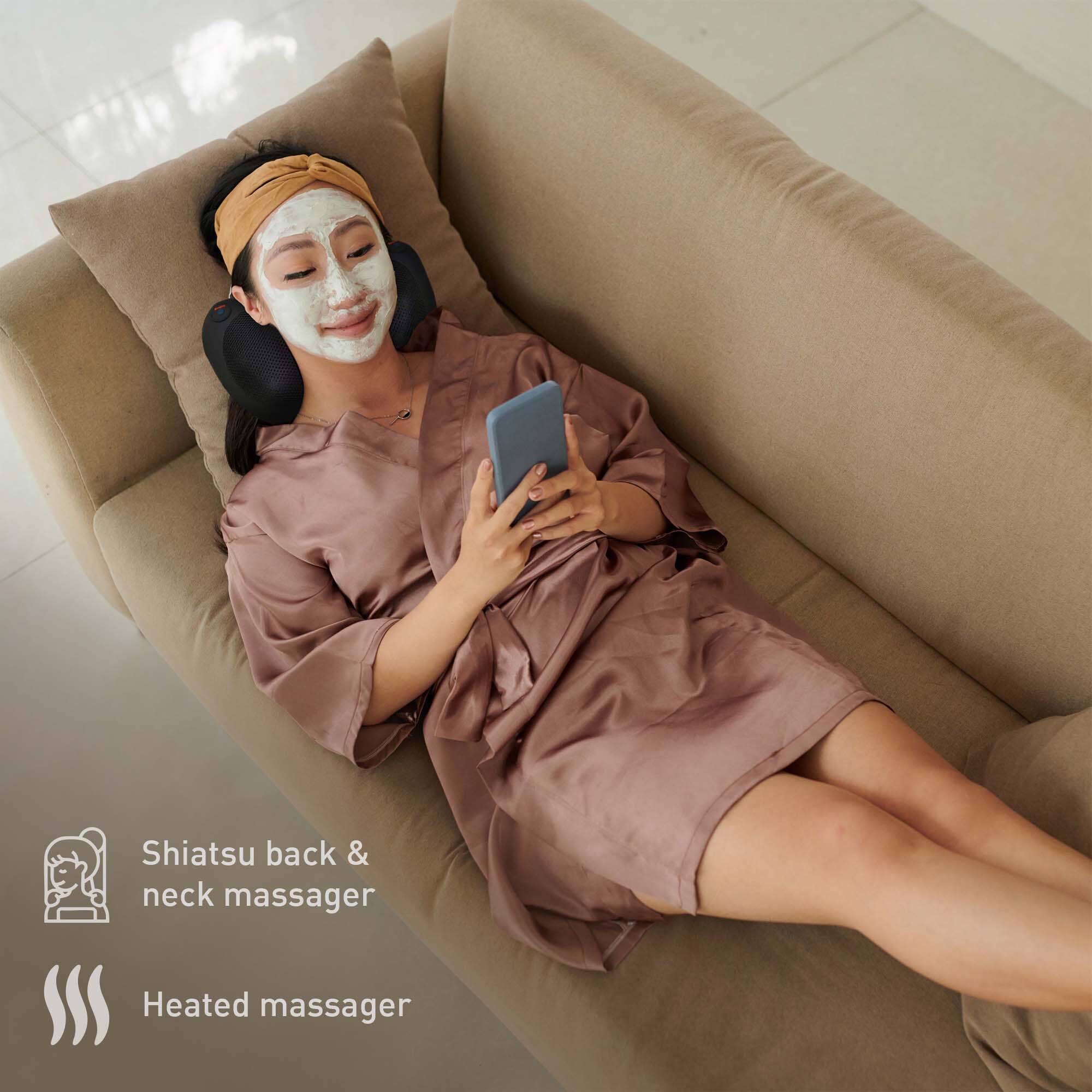 Shiatsu back & neck massager  
Heated massager