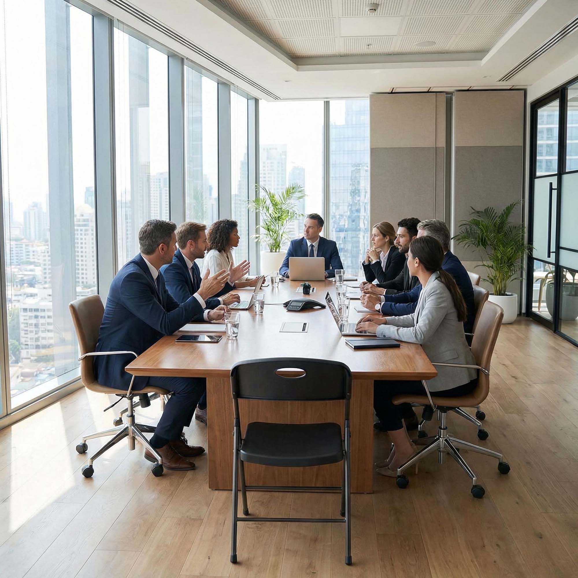 Alt View 5. Boyel Living - Black Folding Outdoor Chairs 4-Pack Injection Molding Metal Frame - Black.