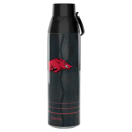 Front. Tervis - Arkansas Razorbacks Full Speed 36oz. Venture Stainless Steel Water Bottle - Multicolor.