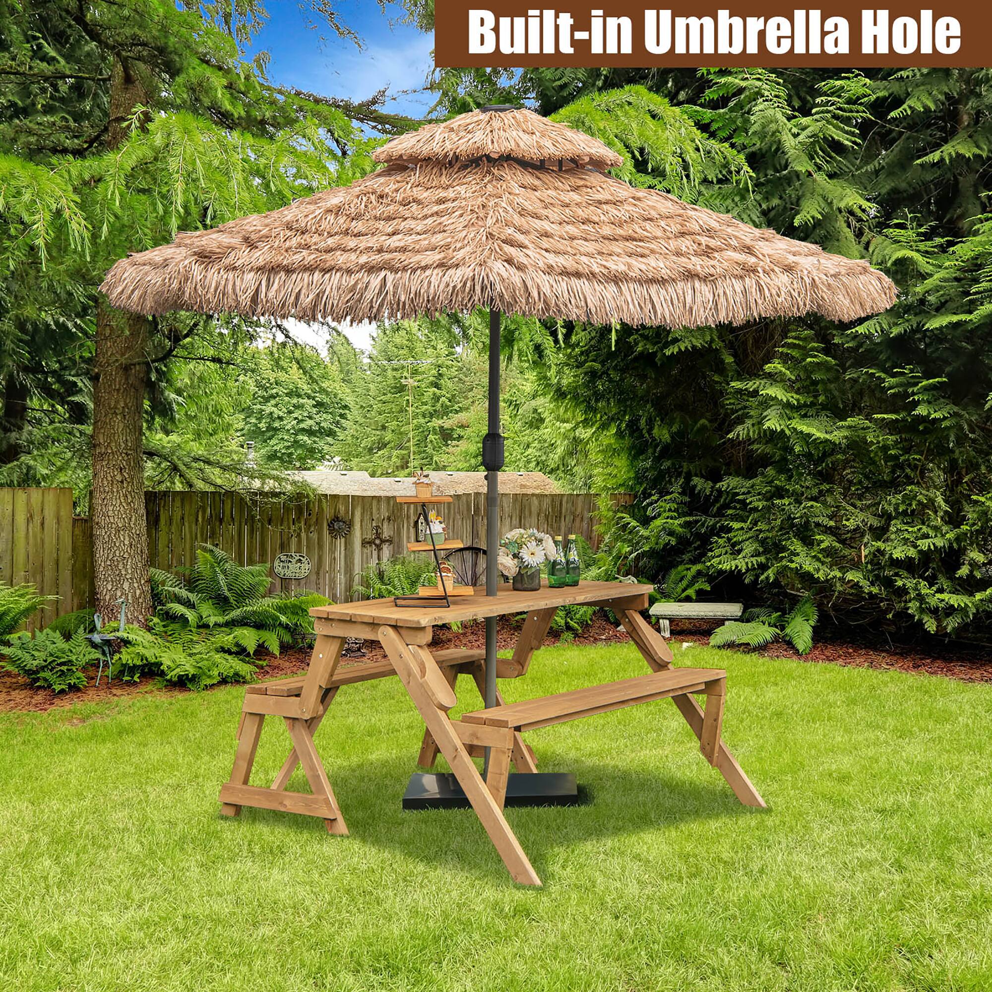 Built-in Umbrella Hole