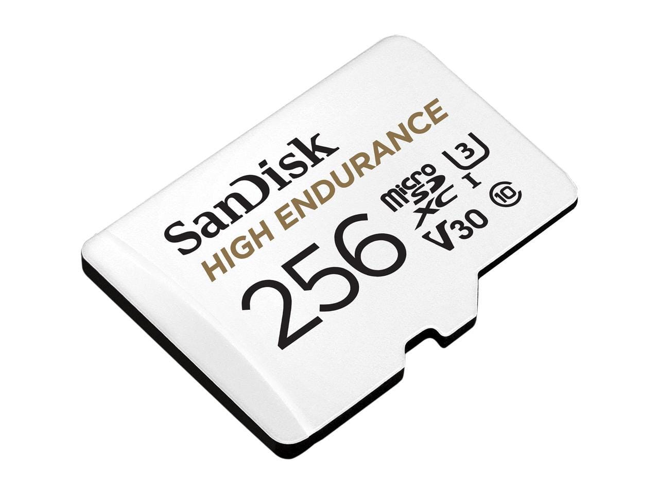 SanDisk 256GB High Endurance microSDXC C10, U3, V30, 4k UHD Memory