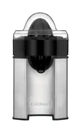 Front. Cuisinart - Cuisinart Black/Silver Stainless Steel 8 oz Citrus Juicer - Black|Silver.