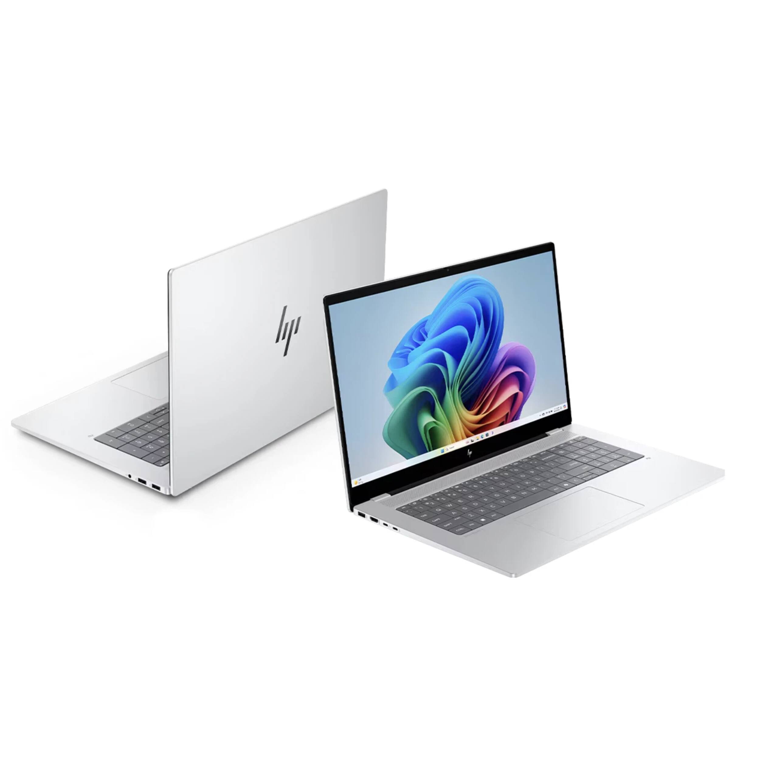 Alt View 3. HP - HP OmniBook X 17.3" TouchScreen Laptop,Intel Ultra 7 256V,16GB RAM,1TB SSD+1TB Dock Set,Backlit Keyboard,Win 11,Silver - Silver.