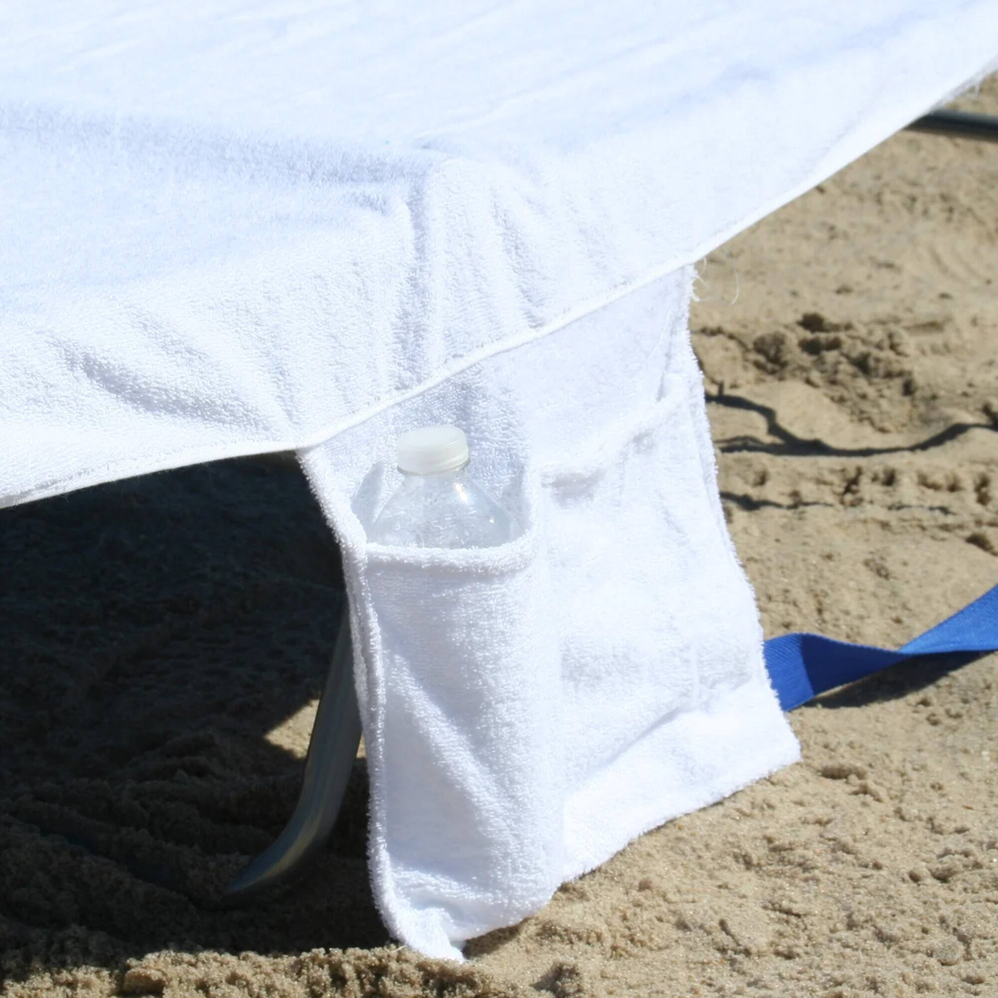 Alt View 7. Ostrich - Ostrich Custom Fitted Beach Towel & Ladies Chaise Lounge Beach Pool Chair, Teal - White.
