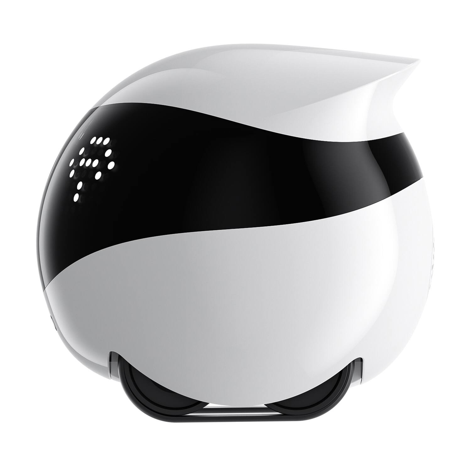 Alt View 8. Enabot - EBO Air 2 Whole-Home Mobile Robot 2K Ultra HD Camera, Remote Monitoring and Control - Dove White.
