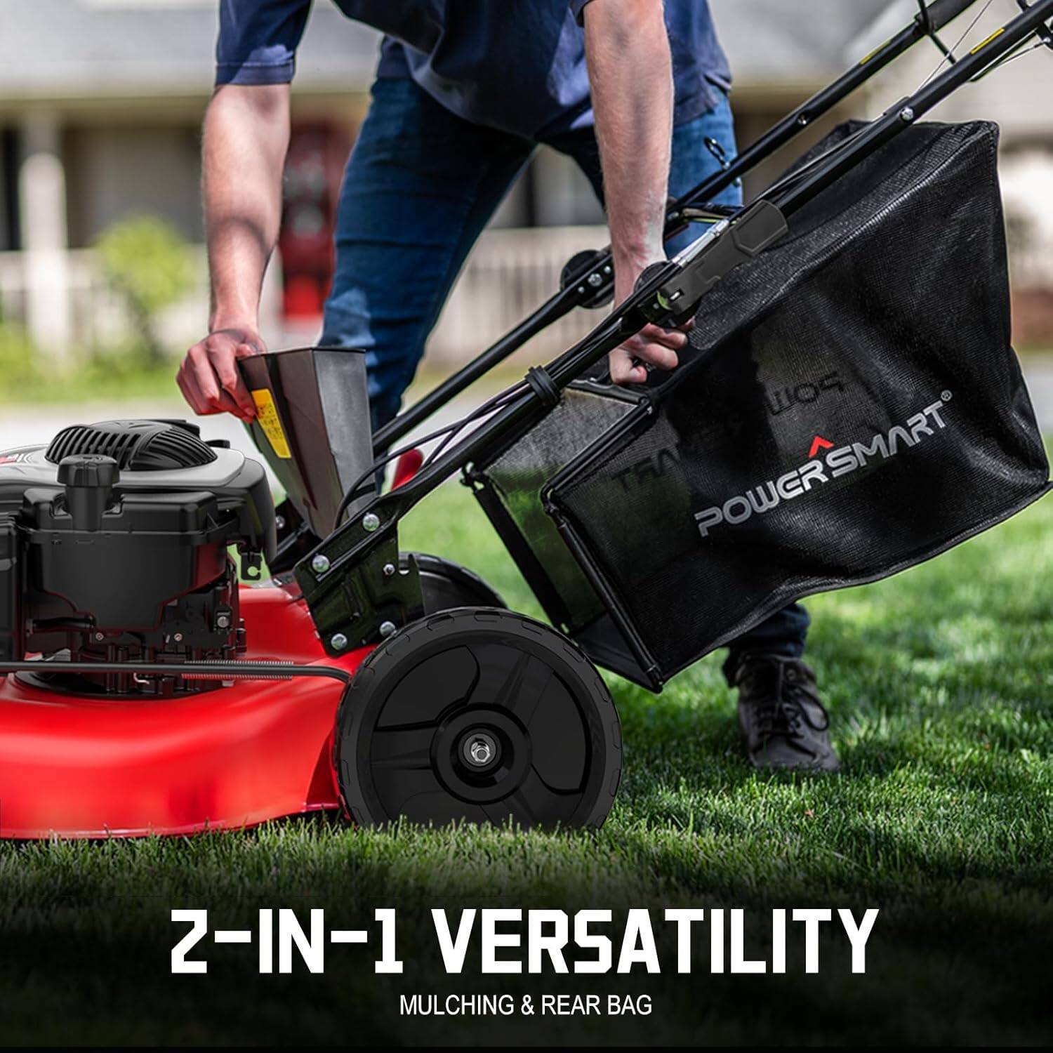 POWERSMART POWER 2-IN-1 VERSATILITY MULCHING & REAR BAG