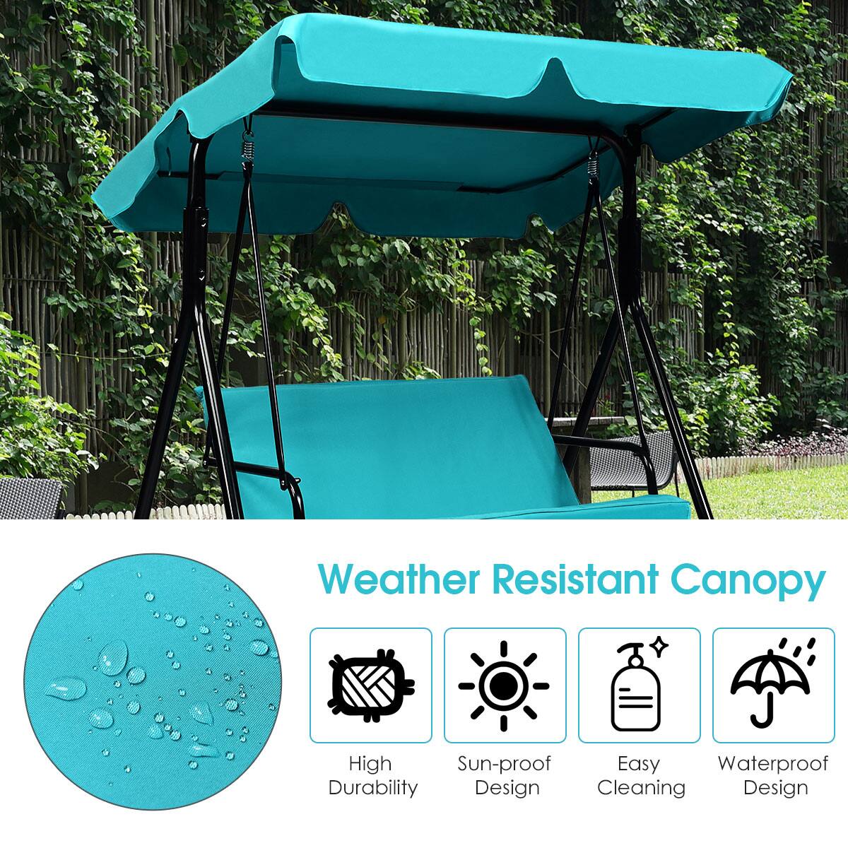 Weather Resistant Canopy

- High Durability
- Sun-proof Design
- Easy Cleaning
- Waterproof Design
