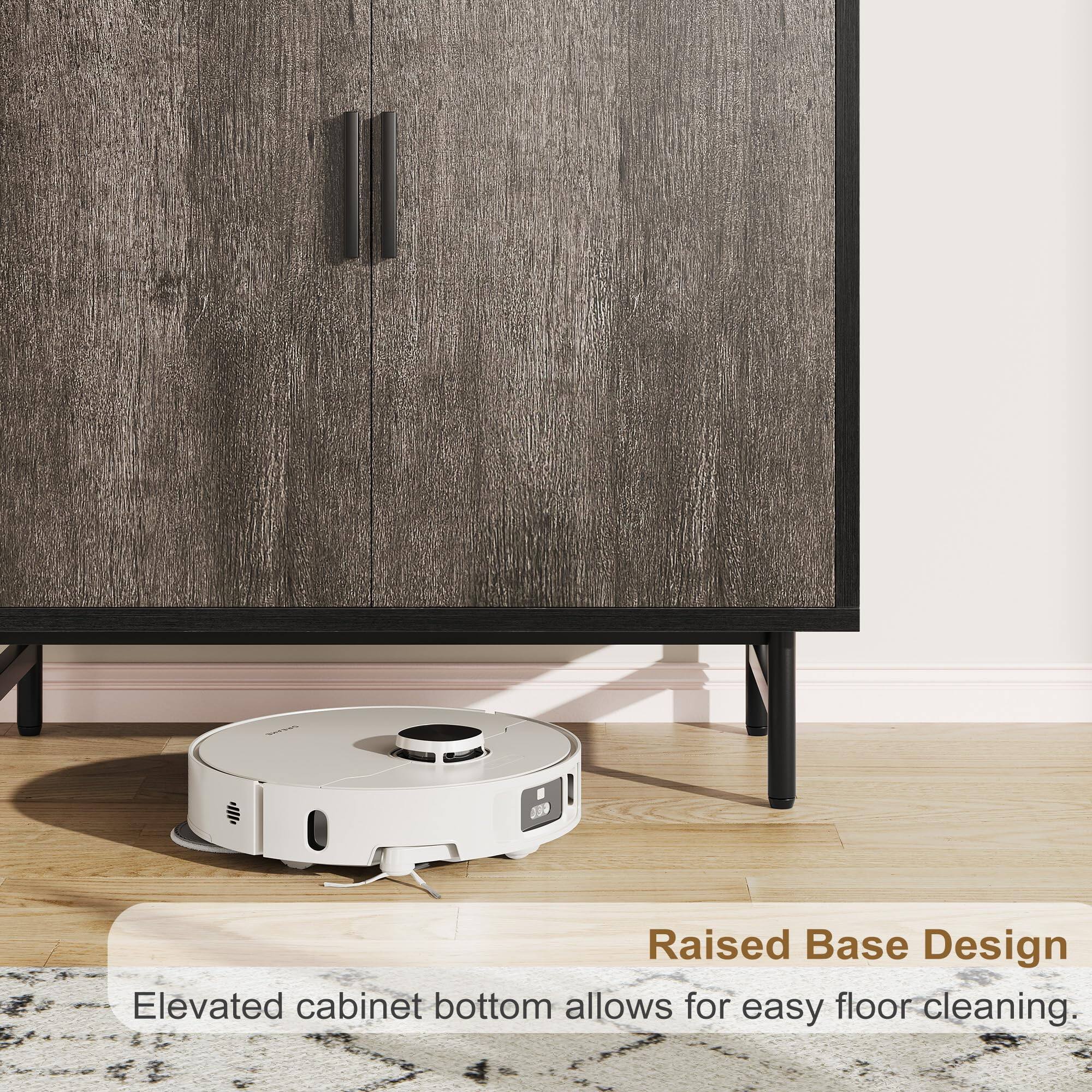 Raised Base Design  
Elevated cabinet bottom allows for easy floor cleaning.