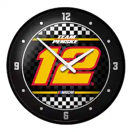 The Fan-Brand - Ryan Blaney 17.5" Modern Disc Wall Clock - Multicolor
