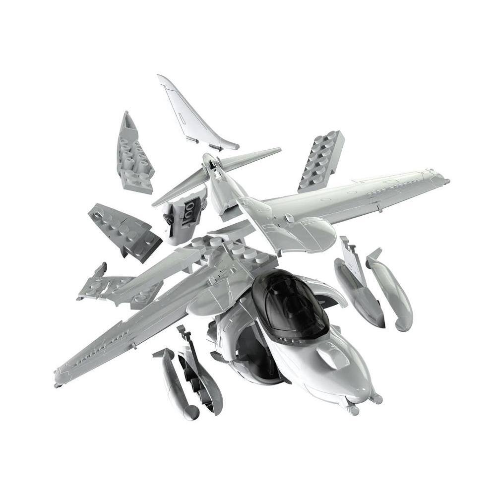 Back. Airfix Quickbuild - Skill 1 Model Kit Harrier Jump Jet Snap Together Painted Plastic Model Airplane Kit by Airfix Quickbuild - Multi.