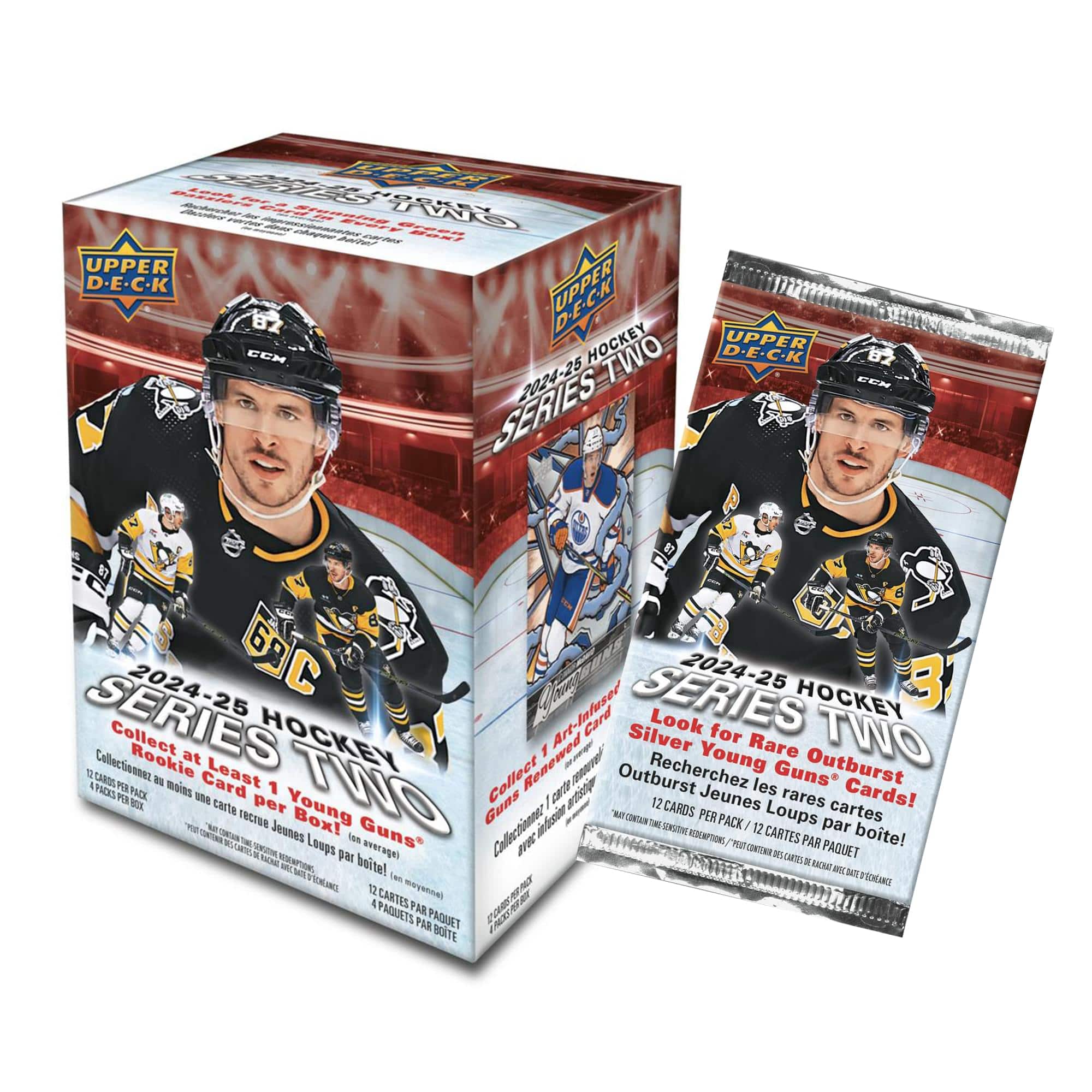 NHL - 2024-25 Upper Deck Series 2 Blaster Box | 4 Packs - Multi-Colored