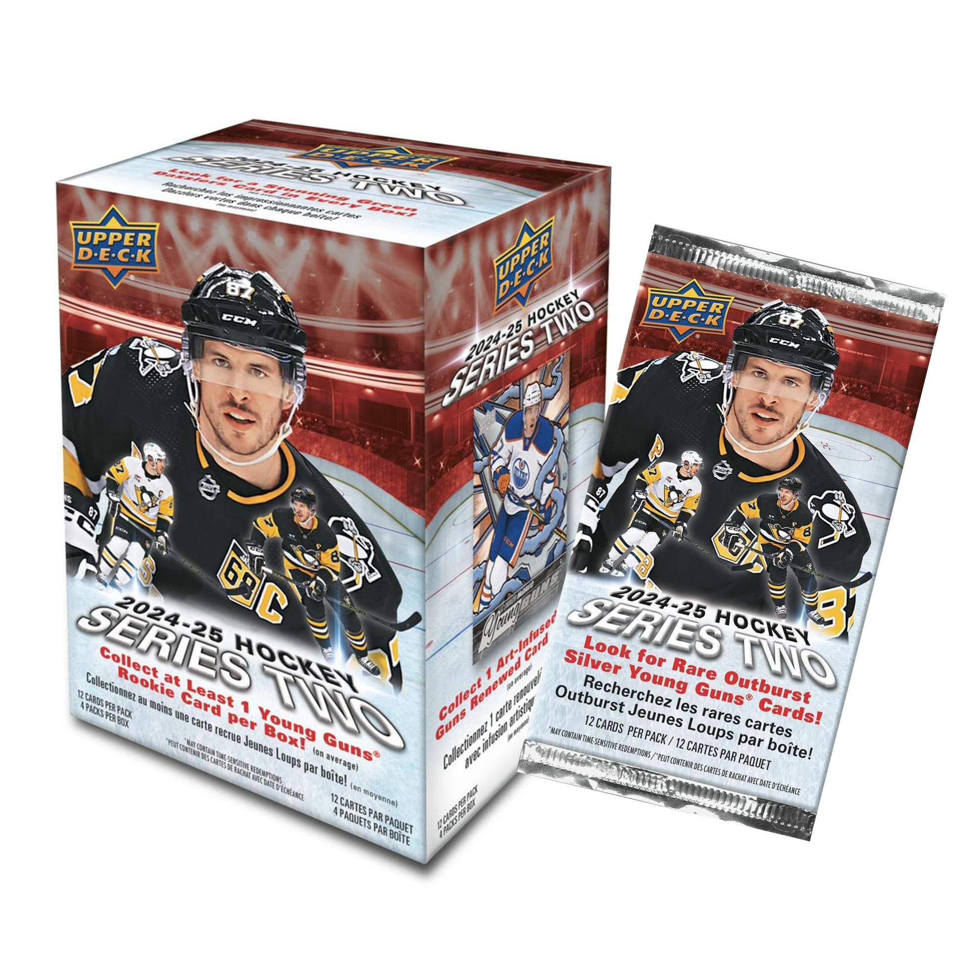 NHL - 2024-25 Upper Deck Series 2 Blaster Box | 4 Packs - Multi-Colored