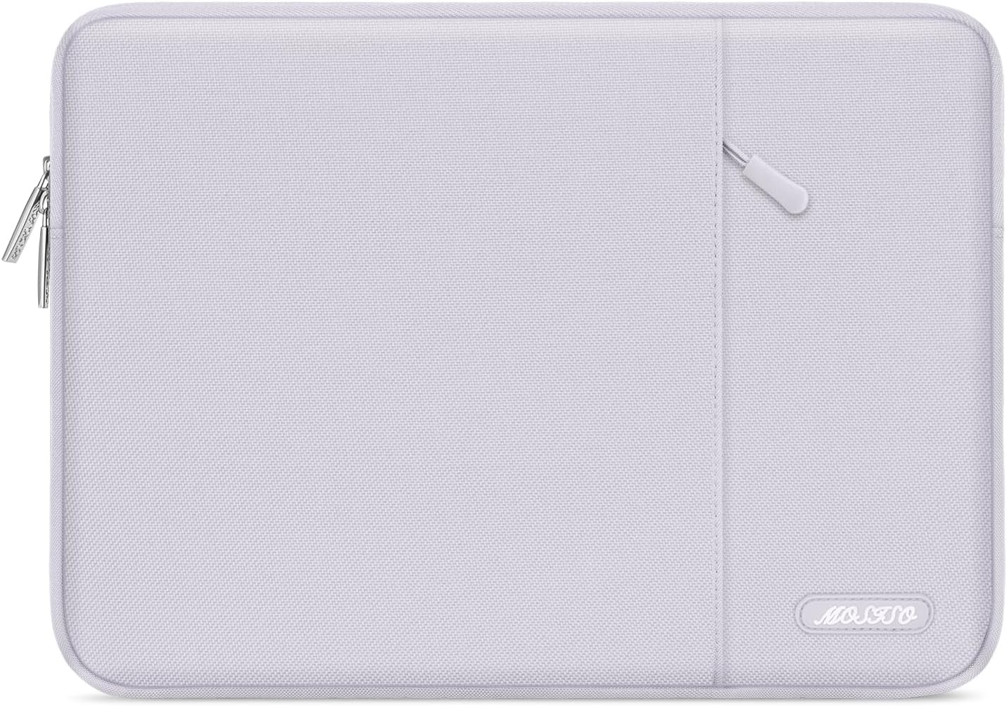 mosiso - 14 inch Laptop Sleeve with Pocket, Polyester Vertical Case for ASUS Acer, HP Stream, Dell Latitude, Lenovo IdeaPad - Dusty Lilac