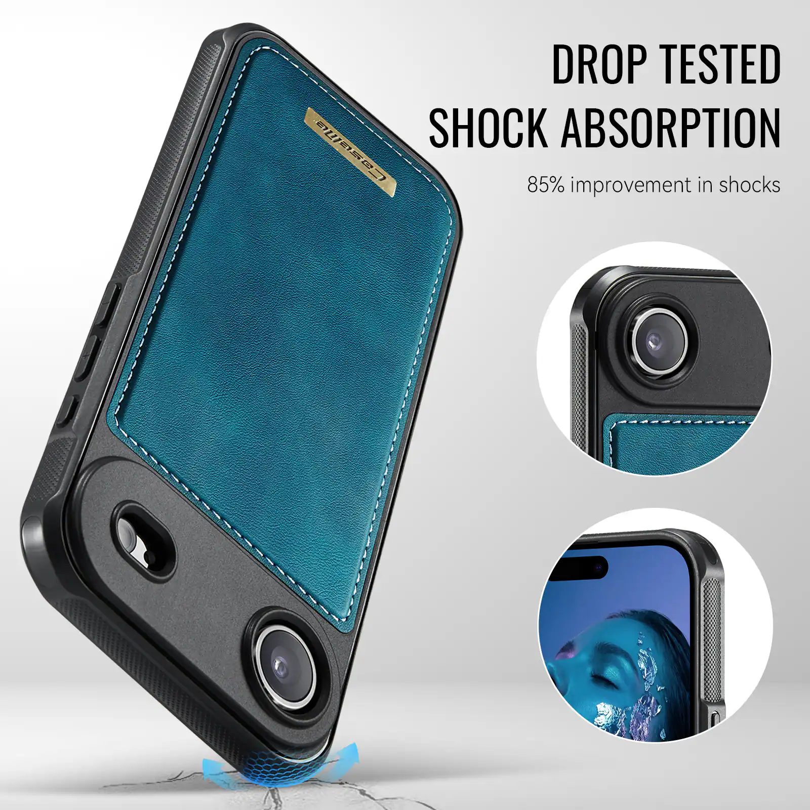 DROP TESTED SHOCK ABSORPTION  
85% improvement in shocks