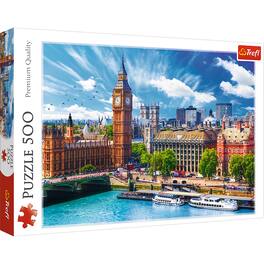 Trefl - Red 500 Piece Puzzle - Sunny day in London