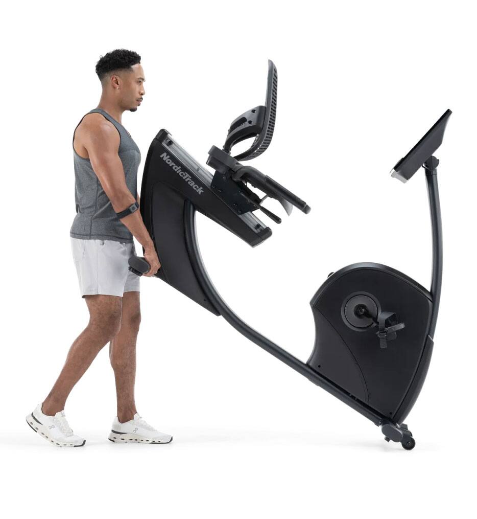 Alt View 2. NordicTrack - NordicTrack 10 Recumbent Bike - Black.