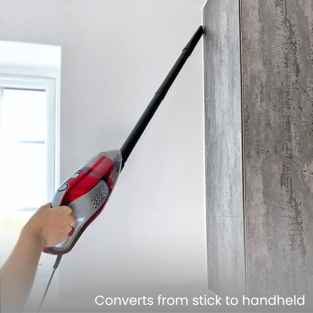 Converts from stick to handheld