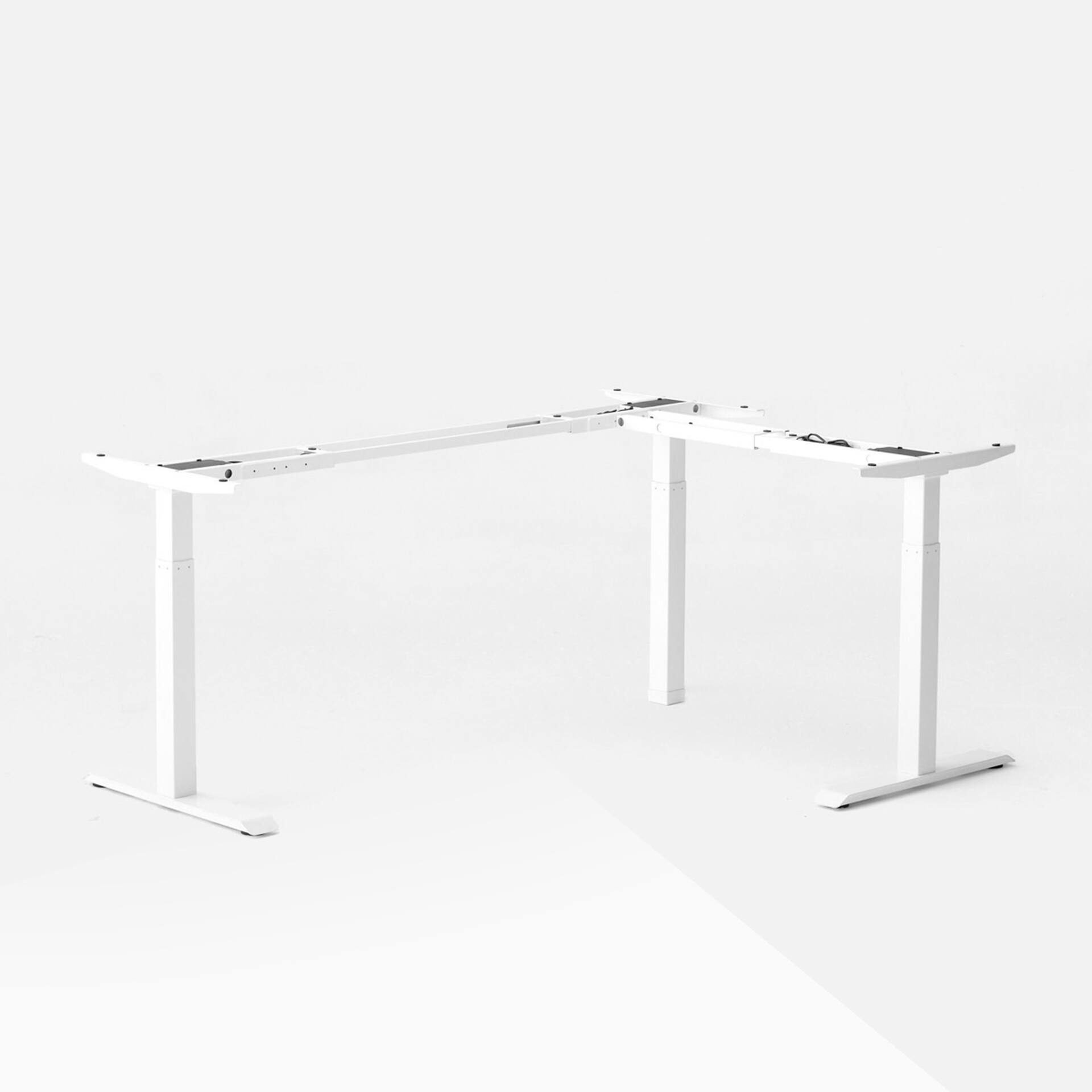 Back. Autonomous - Autonomous Desk 2 L-Shaped Standing Desk Triple Motor 77 x 64 - White.