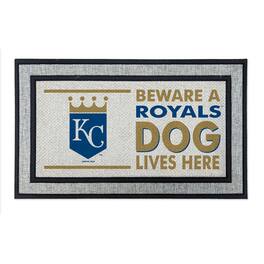 Jardine - Kansas City Royals 18" x 30" Indoor/Outdoor Team Dog Lives Here - Multicolor