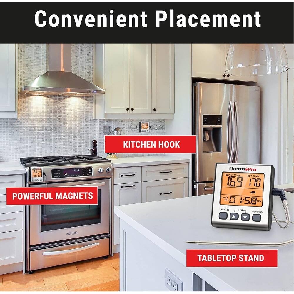 Convenient Placement

KITCHEN HOOK

POWERFUL MAGNETS

TABLETOP STAND