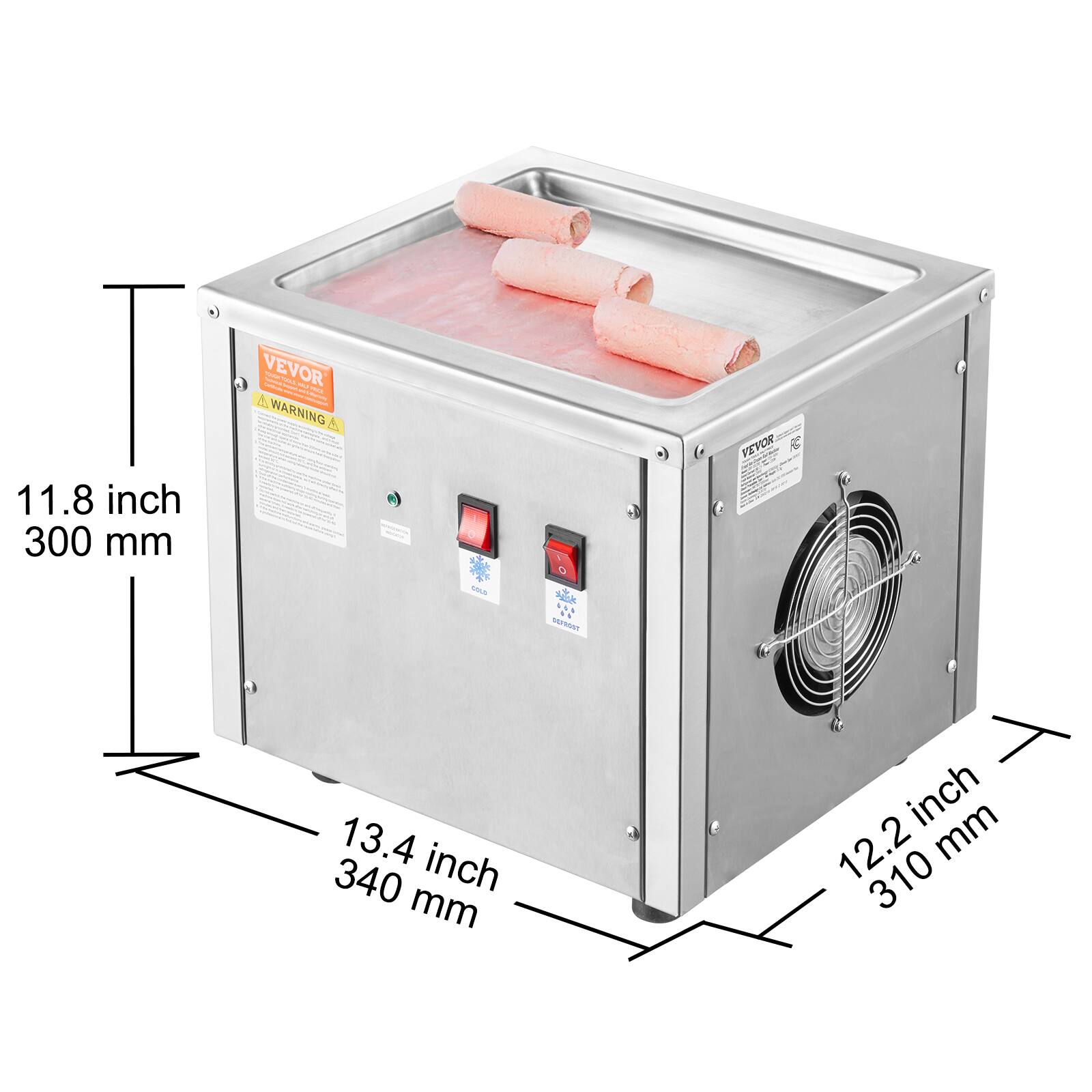 11.8 inch  
300 mm  

13.4 inch  
340 mm  

12.2 inch  
310 mm