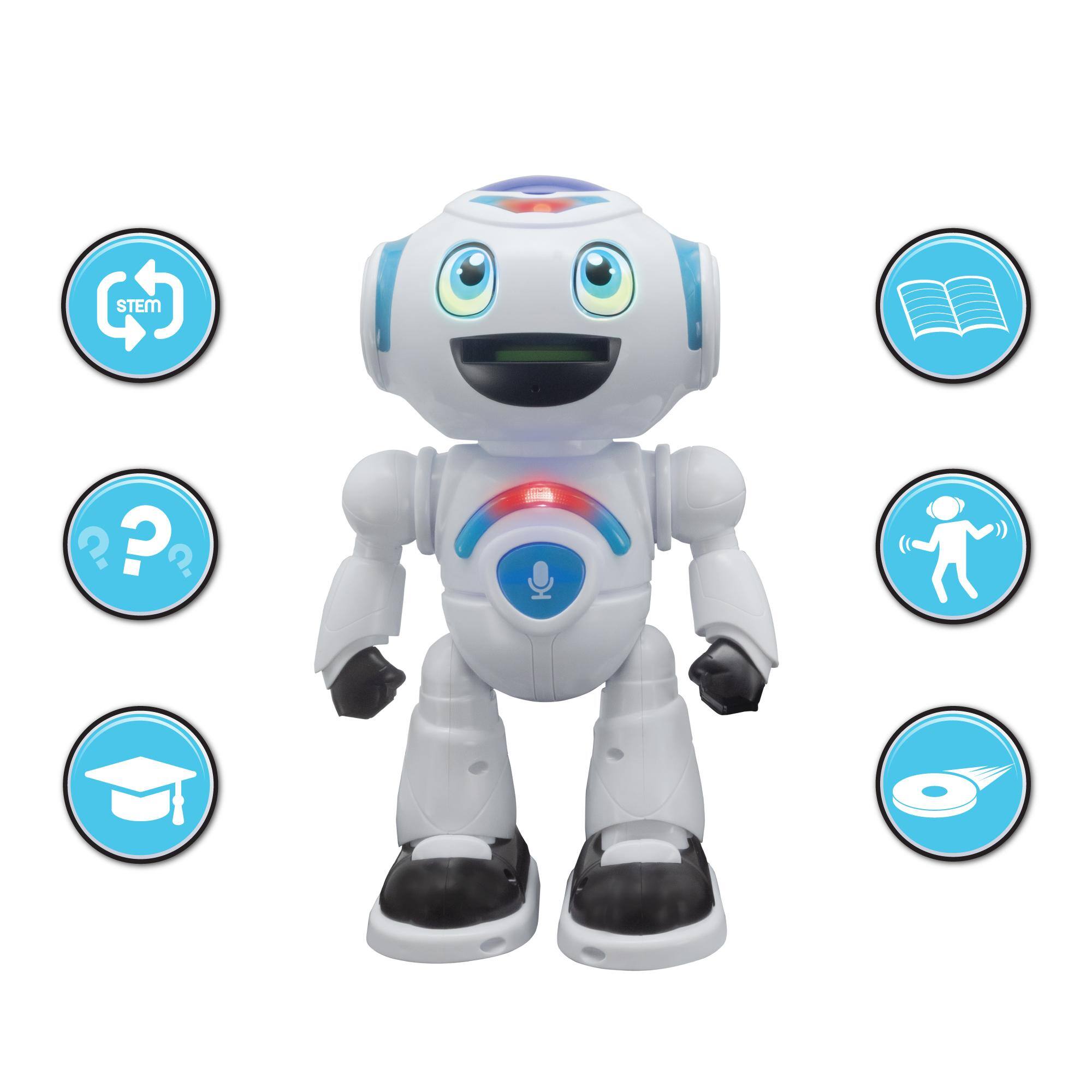 Alt View 2. Lexibook - Powerman Master STEM Robot with Quiz. Music & Disc Shooting.